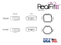 Preview: RealFit™ II snap - Mandibular - Double combination + lin. Sheath (tooth 36) MBT* .018"