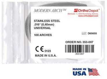 Stainless Steel Archwires, Universal, ROUND (Modern Arch)