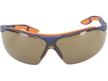Veiligheidsbril Uvex I-VO "S" blauw/oranje pc.