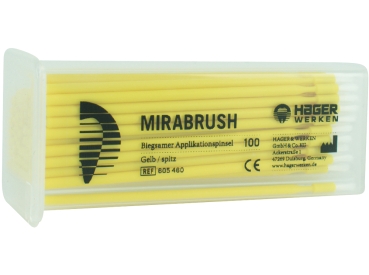 Mirabrush Regular geel/scherp 100st.