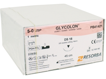 Glycolon violet 5/0 DS18 2Dtz