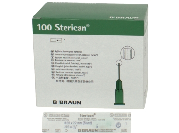 Sterican disposable c. 0,80x22 21G 7/8" 100st.