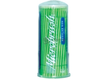 Microborstel normaal groen 100st