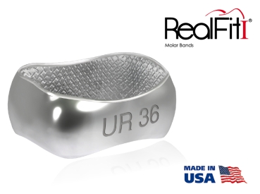 RealFit™ I - Mandibular - Double combination incl. Lip bumper tube (tooth 36) Roth .022"