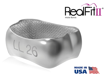RealFit™ II snap - Intro Kit - Boven, drievoudig, incl. headgear (tand 17, 16, 26 ,27) Roth .022"