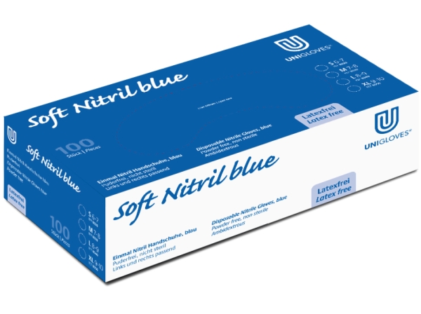 Eco Blauw nitril pdfr maat M 100st