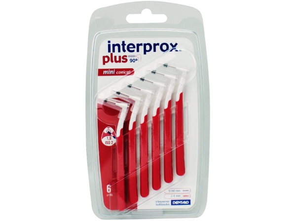 Interprox plus miniconcial rood 6st