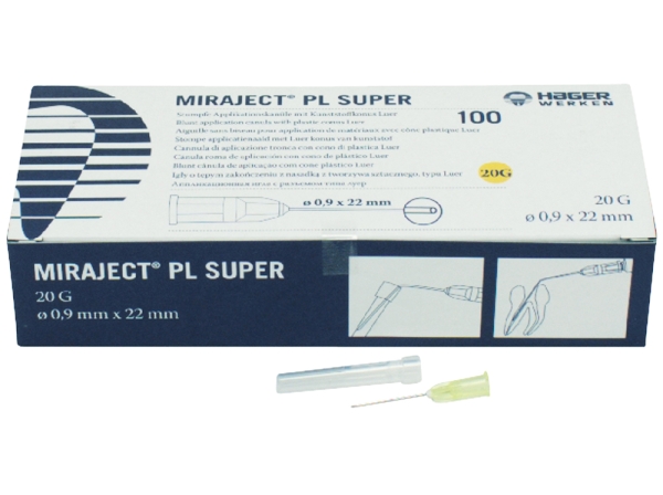 Miraject canules PL Super 0,9x22 100st