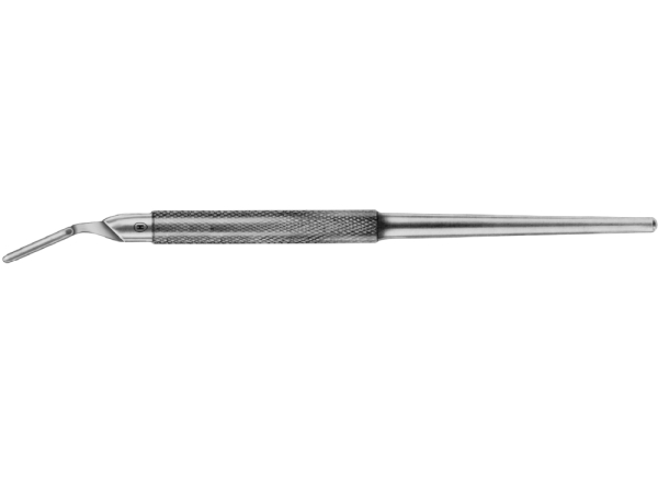 Scalpel handle, angled, 160 mm (Hammacher)