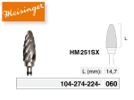 Carbide Bur "HM 251SX" (Meisinger)
