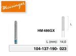 Carbide Bur "HM 486GX" (Meisinger)