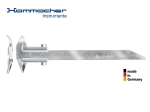 Calliper "Zurich model", 125 mm (Hammacher)