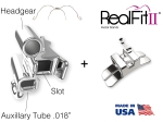 RealFit™ II snap - Boven, drievoudig, incl. headgear + pal. Sheath (tand 26, 27) Roth .018"